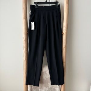 NWT Aritzia Babaton Cohen Black Cropped Pant - Size 00